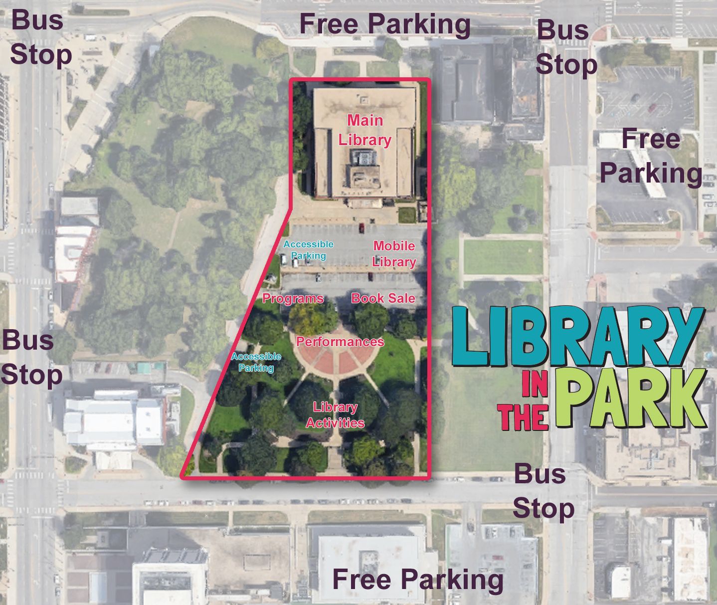 Map of Library in the Park